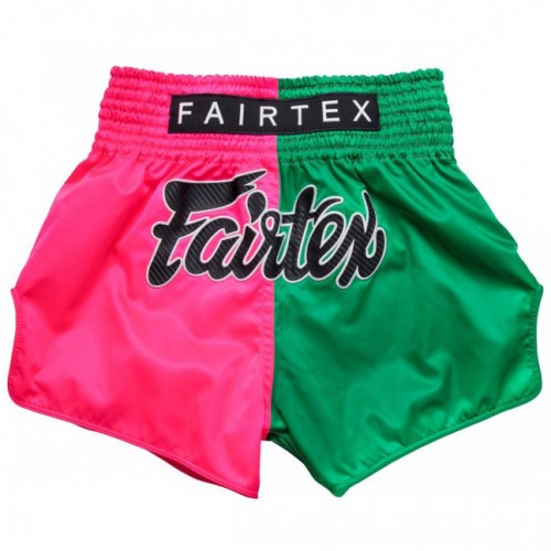 Шорты тайские Fairtex (BS-1911 pink/green)